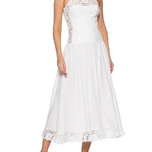 Farm Rio White Richelieu Dress Size M Summer Resort Chic Boho Luxury
M New Tag